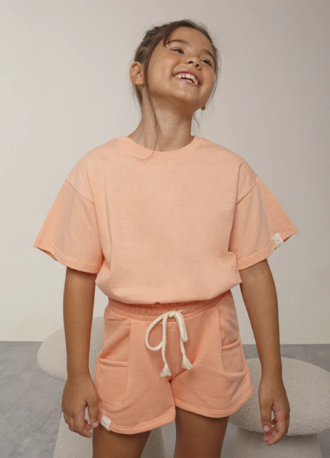 Conjunto Meia Malha e Moletom Laranja - Bugbee