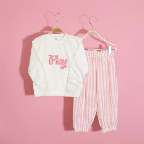 Conjunto Play Listrado - Keko