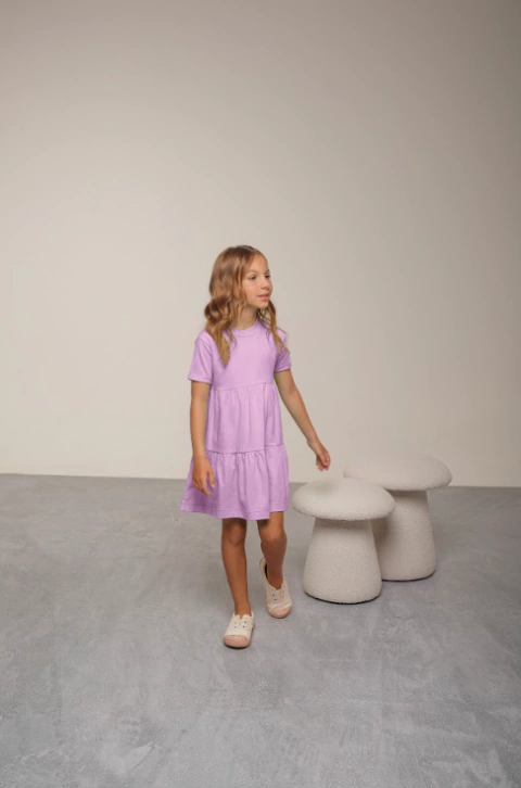 Vestido Meia Malha Roxo - Bugbee