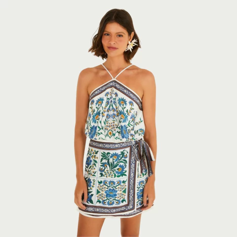 Vestido Curto Manoela Adulto - Farm