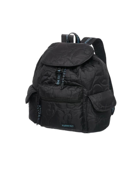 Bolsa Pipoca Lisos Preta - Farm