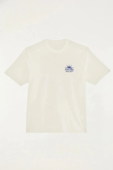 T-Shirt Ipanema Kit Verão Off White Adulto - Farm