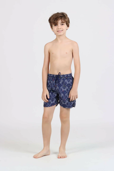 Short Kids Bruno Estampa Play - Siri