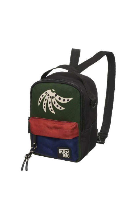 Mini Mochila Borogodó Gráfico Tropi - Farm