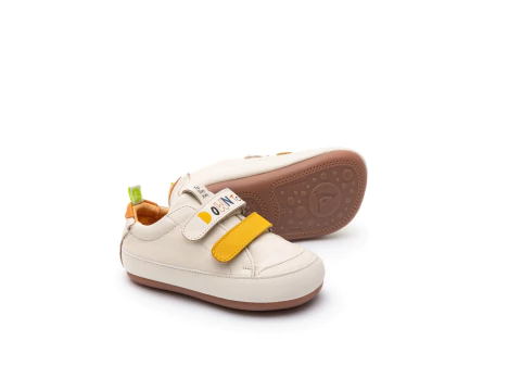 Tênis Infantil - Andar e Equilibrar - Bossy Down To Earth - Amarelo - Tip Toey Joey