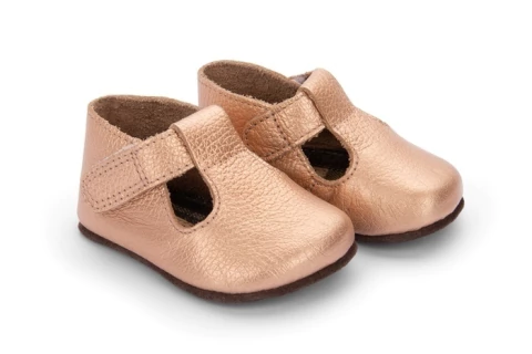 Sapato Chocalho Couro Cobre - Petit Cheval