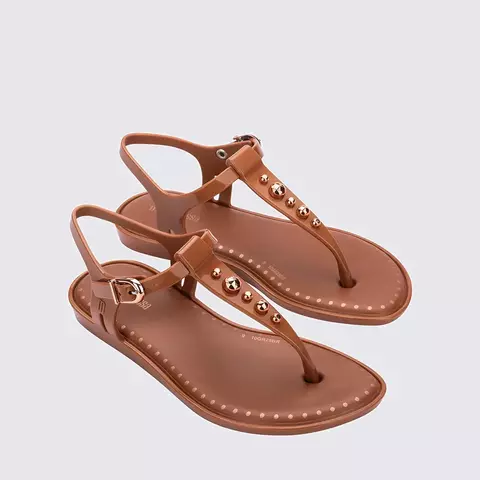 Sandália Mini Melissa Solar Marrom - Melissa