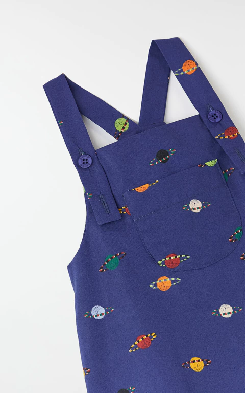 Jardineira Bebê Planetito - Fábula