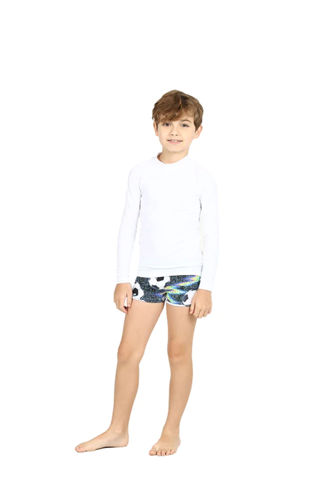 Blusa Protecao Uv Kids Branco - Siri
