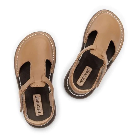 Sandália Infantil Balanço Caramelo - Petit Cheval