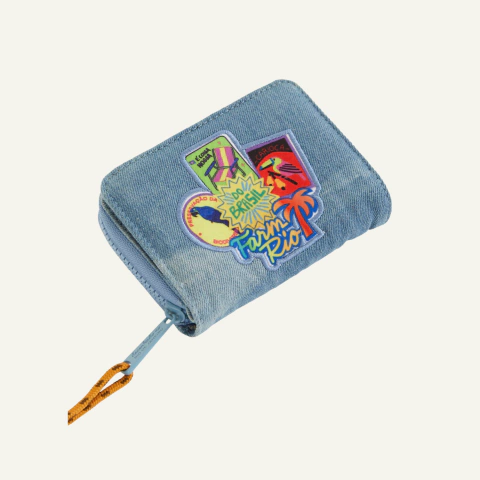 Carteira Ziriguidum Patch Rio Azul - Farm