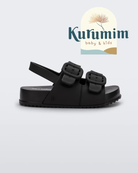 Sandalia Mini Melissa Cozy - Preto Fosco