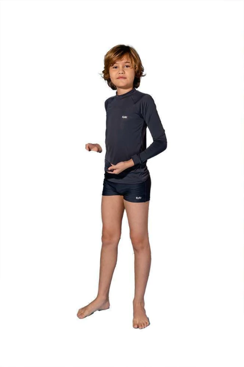 Blusa De Proteção UV Kids Pegando Onda Grafitti - Siri