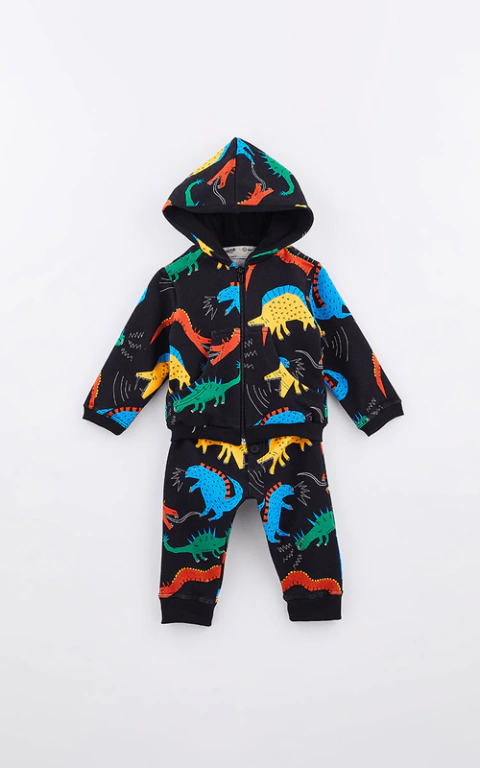 Conjunto Bebe Bento Moletom Rugido - Fabula