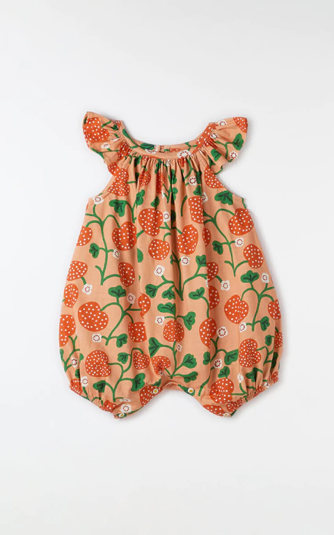 Macaquinho Bebê Malha Frutillas - Fabula