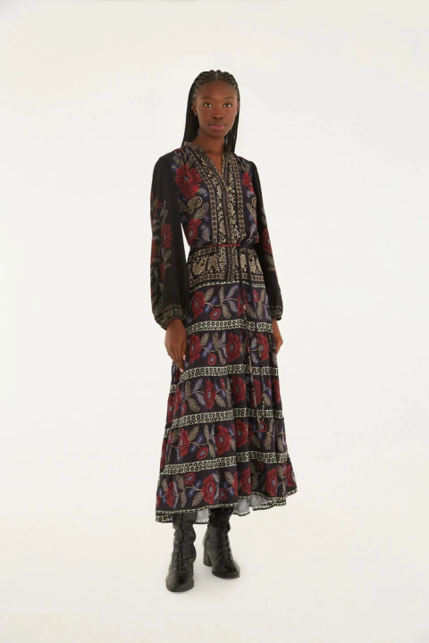 Vestido Camisa Valentina Adulto - Farm