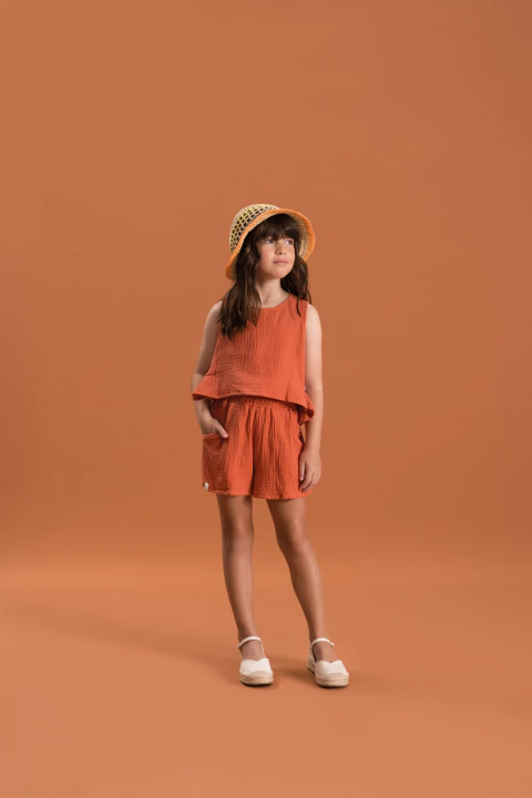 Conjunto Blusa Shorts Gaze Cerrado - Bugbee