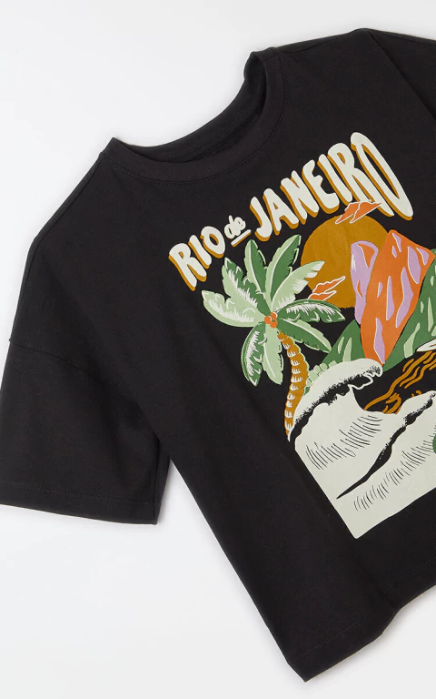 Camiseta Silk Rio De Flor - Farm Futura