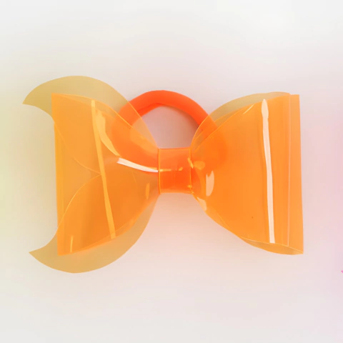 Laço Sereia Neon Laranja Flour - Siri