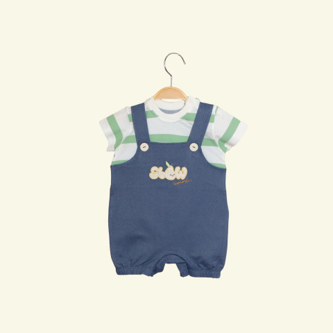 Jardineira Jeans Slow Azul - Keko