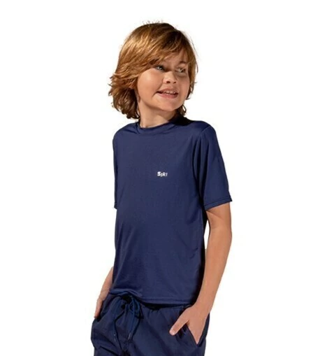 Blusa Kids Vitor New Trip Marinho - Siri