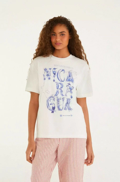 T-Shirt Media Soy Nicaragua Adulto - Farm