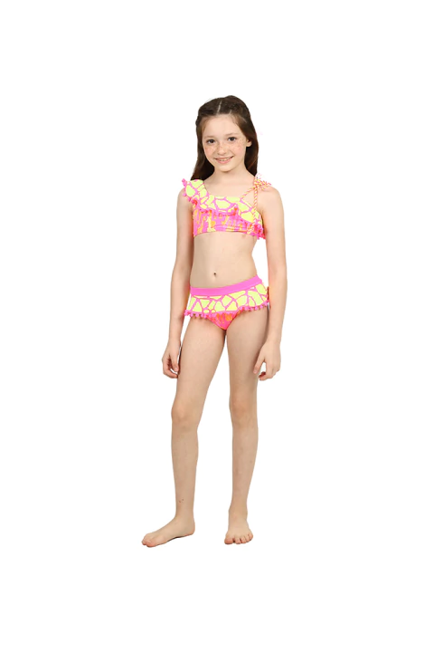 Biquini Cropped Kids Anita Estampa Girafa - Siri