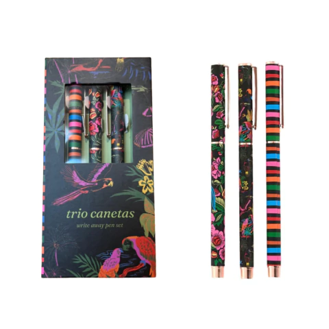 Trio Canetas Voo Descoladinha - Farm