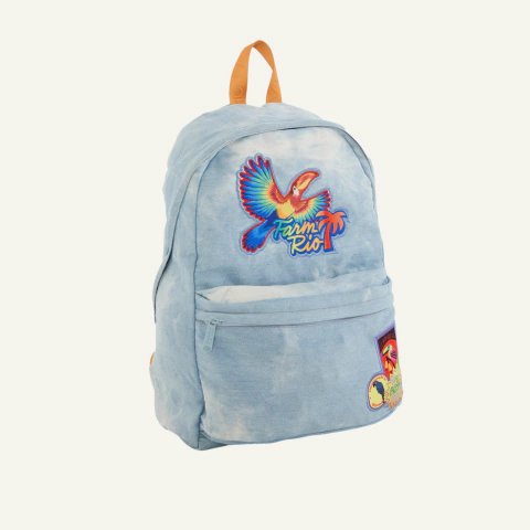 Mochila Xodó Patch Rio Azul - Farm