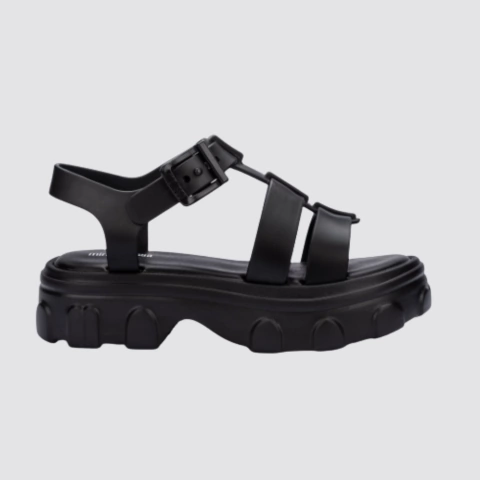 Sandália Mini Melissa Ella Preto - Melissa