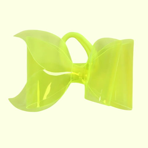 Laço Sereia Neon Amarelo Fluor - Siri