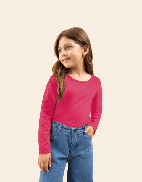 Blusa Cotton Pink Flash- Bugbee