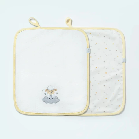 Kit Com 2 Babinhas Little Baby Amarelo Canário - Hug