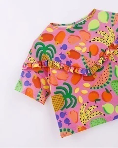 Conjunto Malha Frutaria Rosa - Fabula