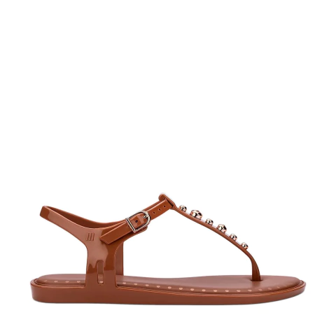 Sandália Melissa Solar Boho Marrom Adulto - Melissa