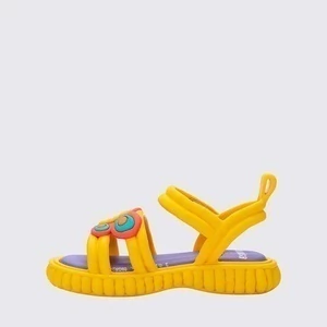 Sandalia Mini Melissa Play Doh - Amarelo/Roxo - Melissa