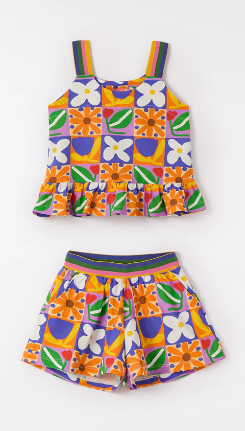 Conjunto Malha Multiflor - Fabula