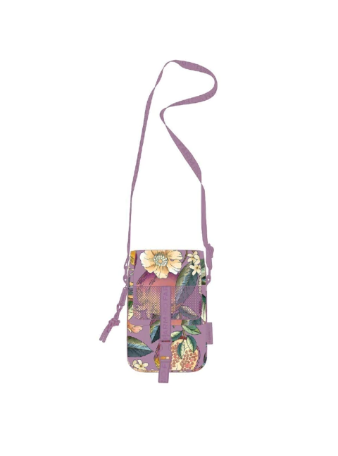 Bolsa Fervo Romance Em Flor Roxa - Farm
