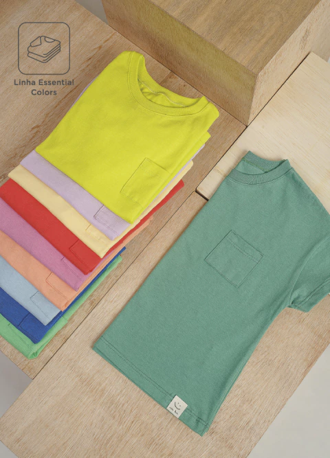 Blusa Meia Malha Azul Bebe - Bugbee