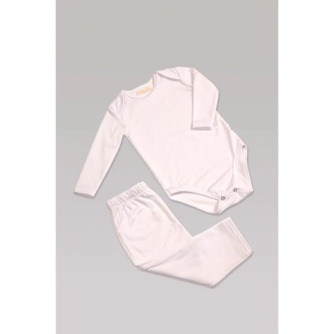 Body Malha Térmica Branco Bebê - Bugbee - comprar online