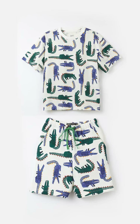 Conjunto Bento Malha Jacassauro - Fabula