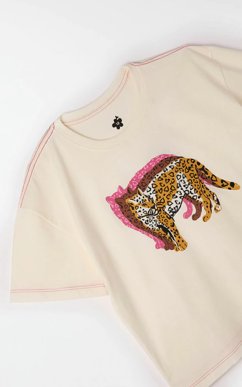 Camiseta Silk Onça - Farm Futura