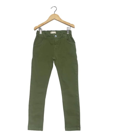 Calça Sarja Moletom - Verde Militar - Bugbee