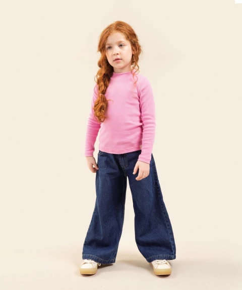 Blusa Ribana Canelado Peonia- Bugbee