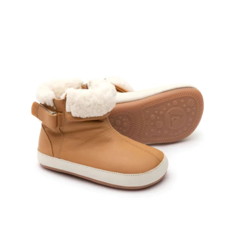 Bota Infantil - Andar e Equilibrar - Dobby - Caramelo - Tip Toey Joey