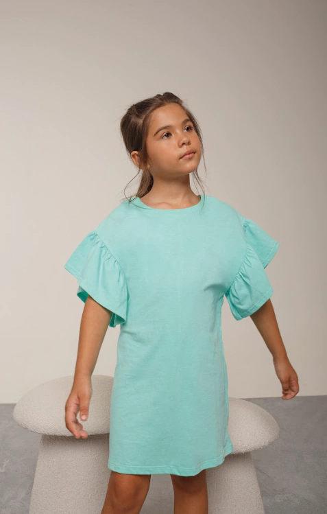 Vestido Malha Azul - Bugbee