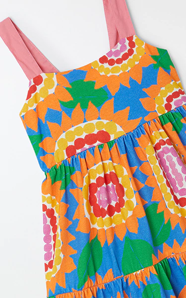 Vestido Malha Flor De Sol - Fabula