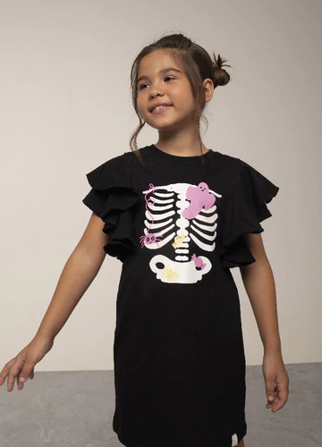 Vestido Meia Malha - Preto - Bugbee