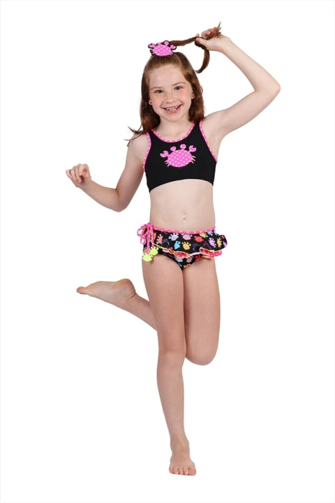 Biquini Cropped Kids Larissa Patchwork Siri