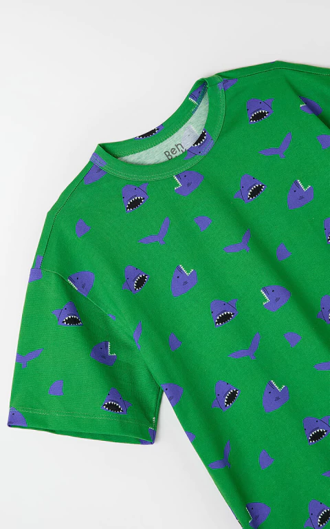 Camiseta Malha Tubarão - Fabula